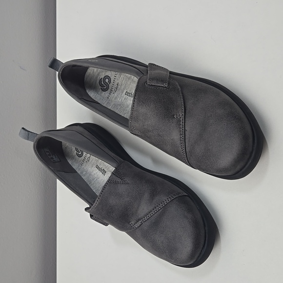 Clarks Cloudstepper Gray Shoes - Picture 1 of 8
